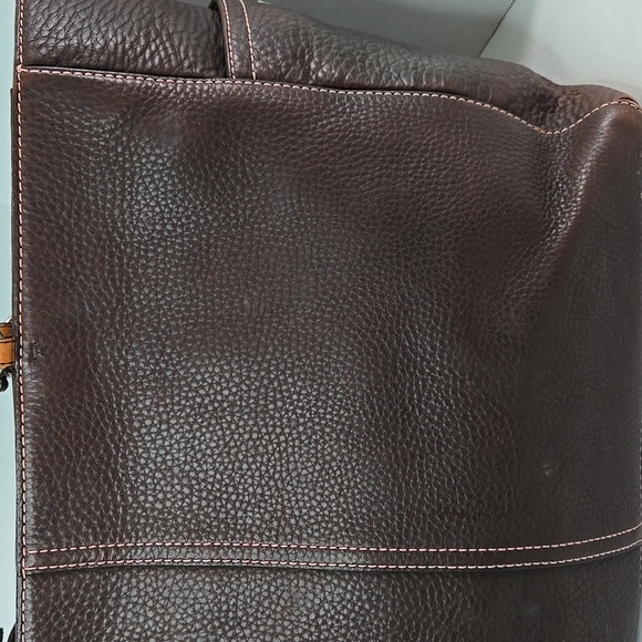 Coach X-Large Chelsea Brown Pebbled Leather Tote - Picture 7 of 14